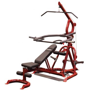 Body-Solid Corner Leverage Gym + weight bench 