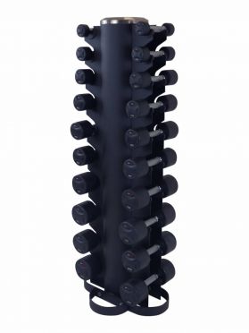 Lifemaxx Black Dumbbell Tower with Dumbbell Set 1-10 kg LMX 79.SD 