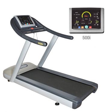 TechnoGym treadmill Jog Now Excite+ 500i silver used 