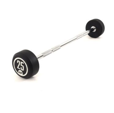 Muscle Power Rubber fixed barbell 25 kg 