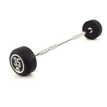 Muscle Power Rubber fixed barbell 35 kg 