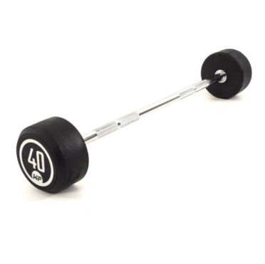 Muscle Power Rubber fixed barbell 40 kg 