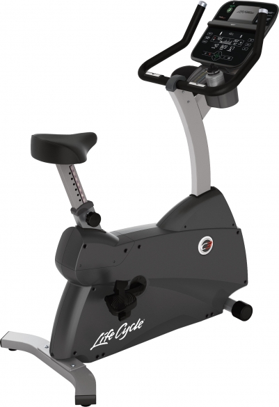 Life Fitness Exercise Bike LifeCycle C3 Track Connect Console demo  C3-XX04-0104_HC-000X-0105/demo