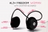 Miiego AL3+ Freedom wireless Bluetooth headphones woman  11037